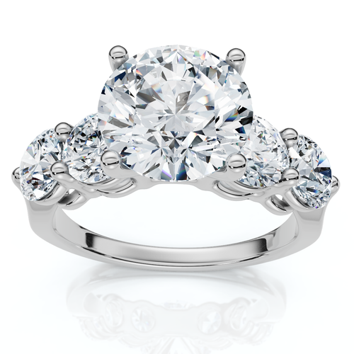 Certified 3 1/2Ct Diamond Engagement Ring 14k Gold or Platinum Lab Grown (F-G, VS)