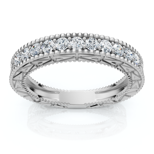 1/3Ct Diamond Stackable Anniversary Wedding Ring 14k Gold or Platinum Lab Grown (E-F, VS)