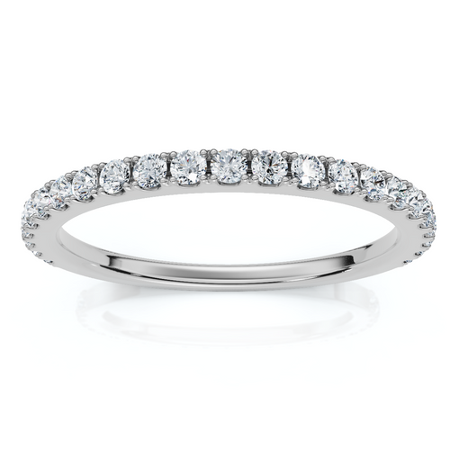 1/5Ct Diamond Wedding Stackable Anniversary Ring 10k Gold Lab Grown (F-G, VS)