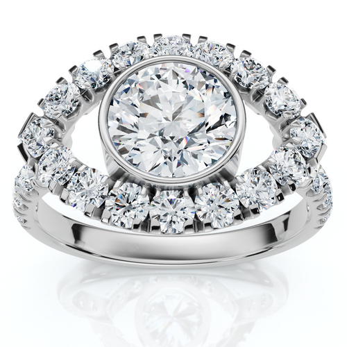 1 3/4Ct Eye Diamond Ring 14k Gold Lab Grown (E-F, VS)