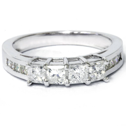 1 1/4ct Princess Cut Diamond Wedding Anniversary Ring