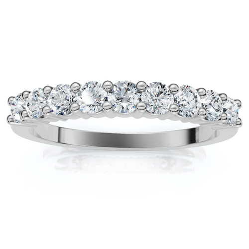 1/4CT Diamond Wedding Ring 10K White Gold (H-I, I2-I3) 1/4CT Diamond Wedding Ring 10K White Gold (H-I, I2-I3)