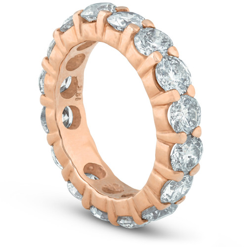 5 ct Diamond Eternity Ring 14k Rose Gold Womens Wedding Anniversary Band (I-J, I2-I3) 5 ct Diamond Eternity Ring 14k Rose Gold Womens Wedding Anniversary Band (I-J, I2-I3)