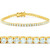 7 1/2 ct Diamond Tennis Bracelet 18K Yellow Gold 7" (G-H, I2-I3)