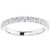1/2Ct Lab Grown Diamond Stackable Anniversary Wedding Ring 14k White Gold (G-H, I1)