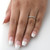 1/3ct Diamond Ring Womens Wedding Anniversary Band 10k White Gold (H-I, I1)
