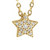 Dainty Diamond Star Pendant in 14k White, Yellow, or Rose Gold Necklace (G-H, I1)