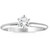 1/3Ct Solitaire Round Cut Diamond Engagement Ring in 14k Gold Lab Grown (H-I, VS)