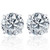 1/4ct VS Quality Round Brilliant Cut Natural Diamond Stud Earrings In Solid 950 Platinum (F-G, VS)