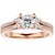 1 1/3CT Diamond Engagement Ring in White, Yellow, or Rose Gold Lab Grown (G-H, VS)