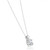 3/8Ct Oval Natural Diamond Solitaire Pendant 14k White or Yellow Gold Necklace (J-K, I2-I3)
