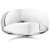 7mm Dome High Polished Wedding Band 10K White Gold