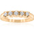 1/2ct Round Diamond Wedding Anniversary 14K Gold Ring (G-H, I1)