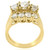 3ct Three Stone Diamond Ring Set 14K Yellow Gold (H-I, I1)