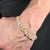 Men's 14k Gold (45gram) or Platinum (73gram) 8.5mm Link Bracelet 9"