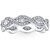 3/4ct Marquise & Diamond Stackable Infinity Eternity Ring 14K White Gold (H-I, SI)