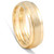 Yellow Gold Brushed Heavy Weight 7.5mm Wedding Band