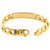 Men's Cuffed Link 14k Gold (50gram) or Platinum (94gram) 10mm Bracelet 8"