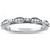 1/4ct Diamond Wedding Ring Womens Stackable Anniversary Ring 14k White Gold (H-I, I1)