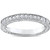 1/5ct Heirloom Diamond Vintage Wedding Ring 14K White Gold Womens band (G-H, I1)
