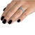 1 cttw Diamond Infinity Eternity Wedding Anniversary Ring 14K White Gold (G-H, I2-I3)