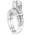 1 1/2ct Diamond Vintage Engagement Matching Wedding Ring Set 14k White Gold (H/I, I1-I2)