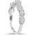 1/2 Ct Vintage Diamond Wedding Ring 14K White Gold (H-I, I1)