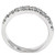 White Gold 1/4ct Diamond Curved Wedding 14K New Ring (G-H, I1)