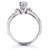 1 1/6ct Diamond Infinity Engagement Wedding Ring Bridal Set 14K White Gold (G-H, I1)