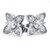 1ct Lab Grown Created Diamond Studs Womens Earring 14K White Gold (F-G, VS)