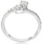 1 Carat Forever Us Diamond Two Stone Engagement Ring 10K White Gold (G-H, I1)