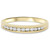 1/4ct 14K Yellow Gold Diamond Wedding Guard Stack Ring (G-H, I2-I3)