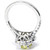 1 1/2 Ct Canary Cushion Diamond Double Halo Engagement Ring 14K White Gold (H-I, SI)