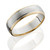 6MM Mens 14k Gold Two Tone Brushed Wedding Ring Band New