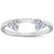 1/4ct Diamond Ring Enhancer Wedding Ring 14K White Gold (G-H, I1)