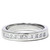 950 Platinum 5/8ct Princess Cut Diamond Wedding Ring (G-H, SI)