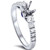 3/8ct Diamond Engagement Ring Setting 950 Platinum (G-H, SI)