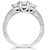 1 1/4ct Vintage 3 Stone Round Diamond Engagement Ring 14K White Gold (H-I, I1)