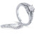 Platinum 1ct Diamond Engagement Matching Wedding Ring Set Vintage (G/H, SI1-SI2)