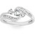 1/2ct Twist Diamond Engagement Wedding Ring Set 14K White Gold (G-H, I2-I3)