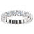 3 1/2 cttw Diamond Eternity Ring U Prong 14k White Gold Wedding Band (I-J, I2-I3)