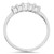 1/2ct Princess Cut Diamond 14K White Gold Wedding Ring (G-H, I2-I3)