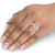 1/3ct Vintage 14K White Gold Diamond Engagement Ring Setting (G-H, I1)
