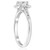 1 ct Cushion Halo Diamond Engagement Ring 14k White Gold (G-H, I1)