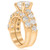 6 cttw Diamond Engagement Matching Wedding Ring 14k Yellow Gold (H/I, I2)