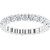2 cttw Diamond Eternity Ring U Prong 14k White Gold Wedding Band (H-I, I1)