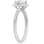 2 ct Cushion Diamond Halo Engagement Ring 14k White Gold (G-H, SI)