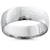 Mens Polished Hammered Platinum Wedding Band 6mm Wide Ring