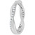 1/4 ct Diamond Twisted Vine Womens Wedding Ring 14k White Gold (H-I, I1)