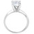 1 1/2ct Cushion Diamond Solitaire 4-Prong Engagement Ring 14k White Gold (G-H, SI)